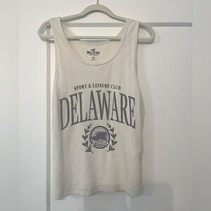 Hollister Ribbed Graphic Tank